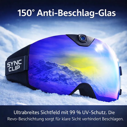 Ski-Brille mit 4K-Kamera